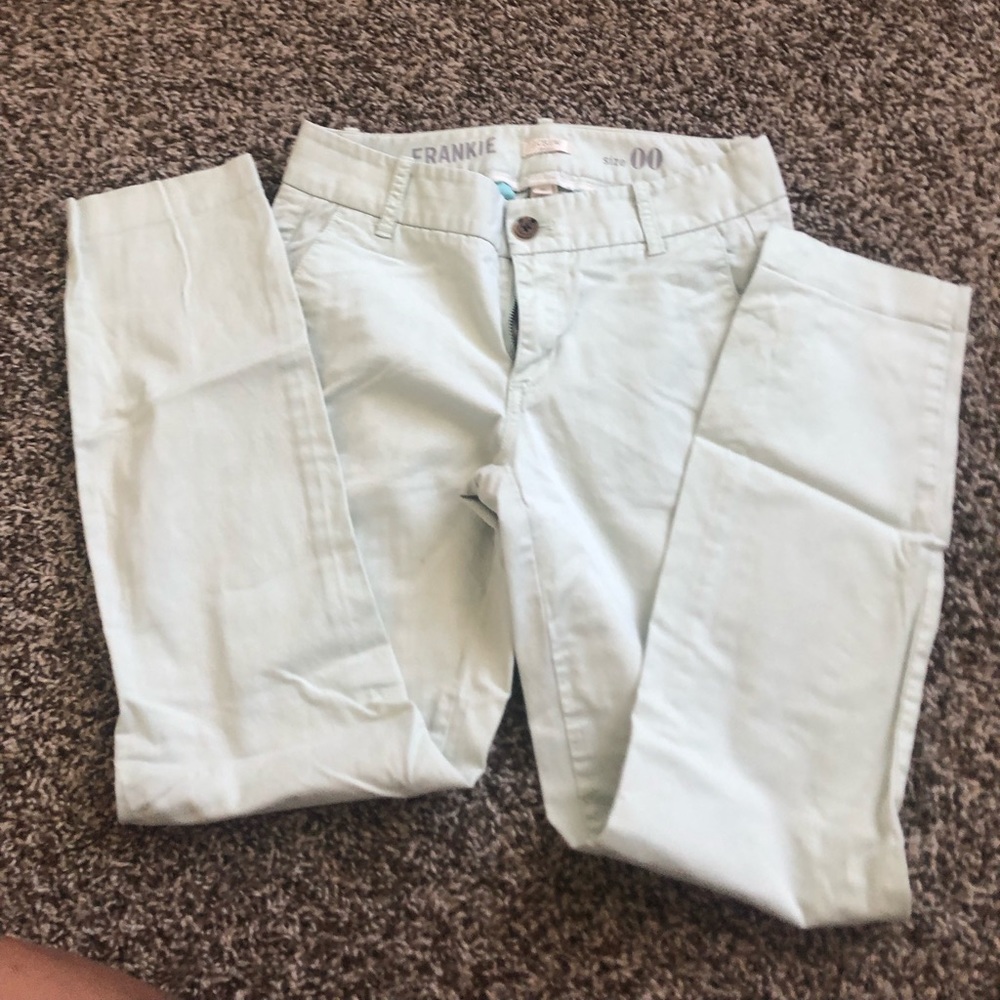 J crew ankle length cropped pant.